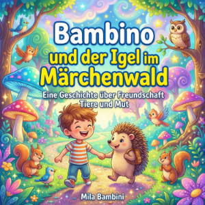 Bambino und der Igel im Märchenwald