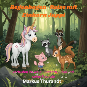 Regenbogen-Reise mit Einhorn Juppi
