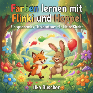 Farben lernen mit Flinki und Hoppel-logo