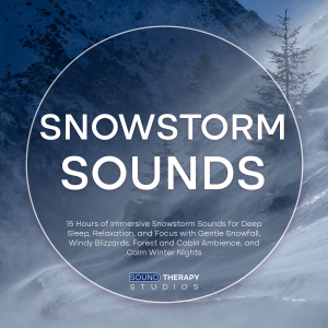 Snowstorm Sounds: 15 Hours of Immersive Snowstorm Sounds for Deep Sleep, Relaxation, and Focus with Gentle Snowfall, Windy Blizzards, Forest and Cabin Ambience, and Calm Winter Nights