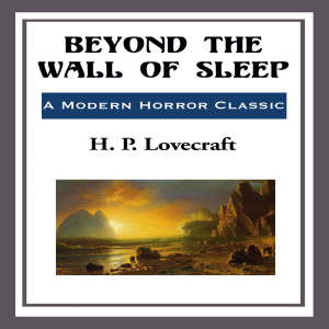 Beyond the Wall of Sleep-logo