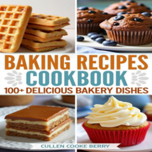 Baking Recipes Cookbook With 100+ Delicious Bakery Desserts & Cookies