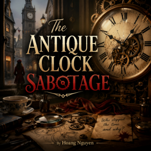 The Antique Clock Sabotage: A Cozy Mystery of Ticking Hands and Timeless Grudges