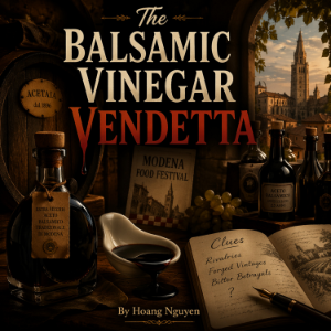 The Balsamic Vinegar Vendetta: A Cozy Mystery of Dark Drops and Devious Designs