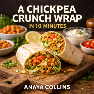 A Chickpea Crunch Wrap in 10 Minutes