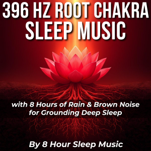 396 Hz Root Chakra Sleep Music with 8 Hours of Rain & Brown Noise for Grounding Deep Sleep-logo