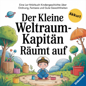 Der kleine Weltraum-Kapitän räumt auf