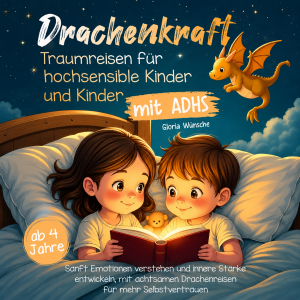 Drachenkraft: Traumreisen für hochsensible Kinder und Kinder mit ADHS – Sanft Emotionen verstehen und innere Stärke entwickeln, mit achtsamen Drachenreisen für mehr Selbstvertrauen
