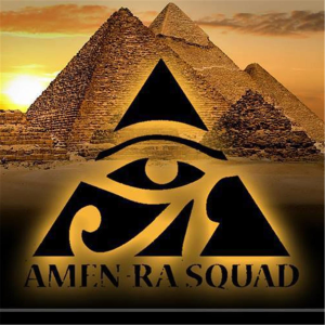 Destruction of the black civilization show the home of the Amen-Ra squad-logo