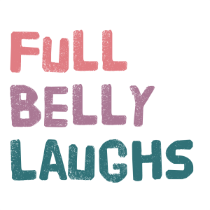 Full Belly Laughs Podcast-logo