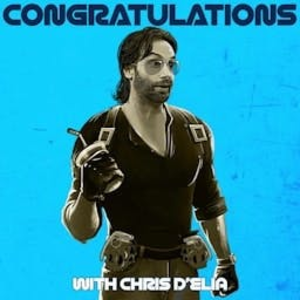 Congratulations with Chris D'Elia-logo