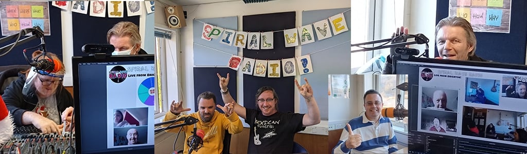 Spiral Wave Radio