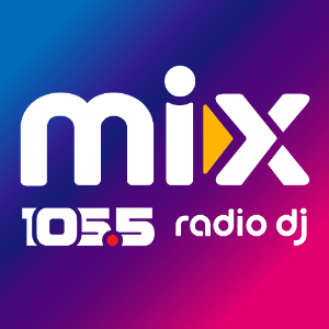 Mix 105 radio dj-logo