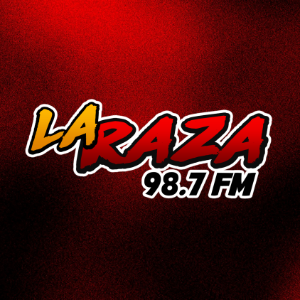 La Raza 98.7 FM Santa Ana-logo
