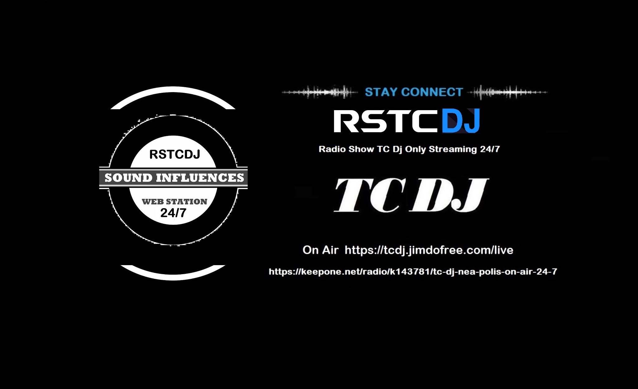 RSTCDj Sound Influences Streaming (24/7 )