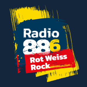 88.6 Rot Weiss Rock-logo