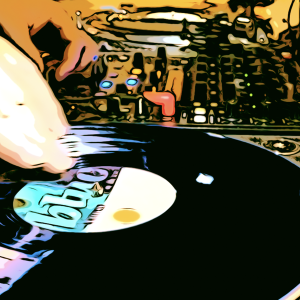 Millennial Vinyl DJ-logo
