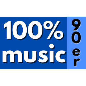 100%music - 90er-logo