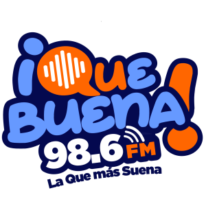 Que Buena 98.6 FM-logo
