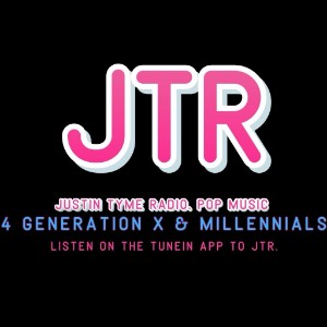 Justin Tyme Radio JTR-POP MUSIC FOR GEN-X & MILLENNIALS-logo
