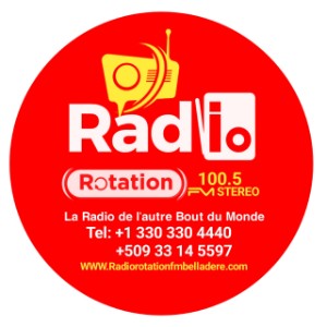 RADIO ROTATION FM 100,5 ST BELLADERE HAITI-logo