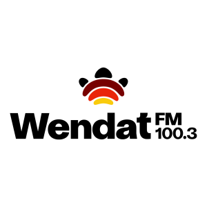 100.3 Wendat FM-logo