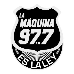 La Maquina 97.7 fm-logo