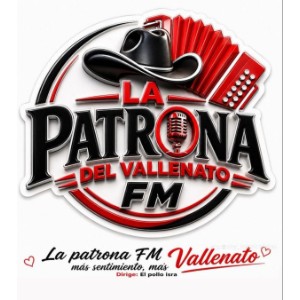 LA PATRONA DEL VALLENATO FM-logo
